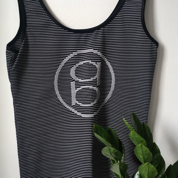Black bebe graphic logo tank top - Picture 1 of 6